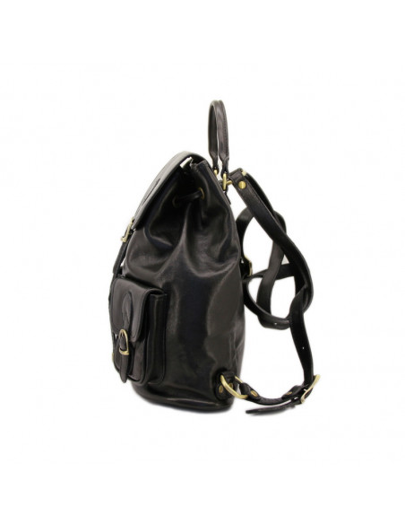 Rucsac Piele Naturala Egypte negru