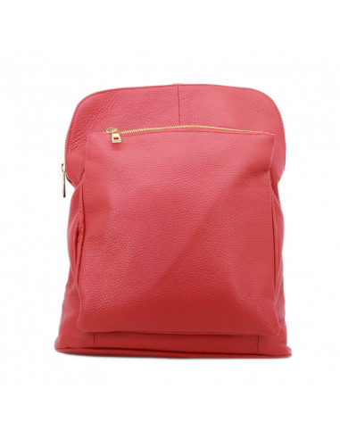 Rucsac Piele Naturala Venture rosu
