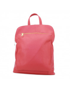 Rucsac Piele Naturala Venture rosu 2
