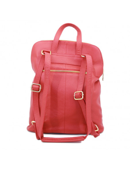 Rucsac Piele Naturala Venture rosu