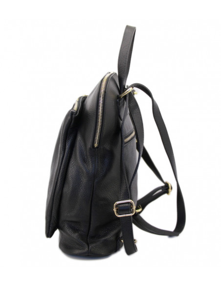 Rucsac Piele Naturala Venture negru