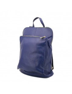 Rucsac Piele Naturala Venture albastru electric