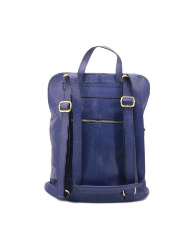 Rucsac Piele Naturala Venture albastru electric