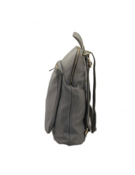 Rucsac Piele Naturala Venture gri