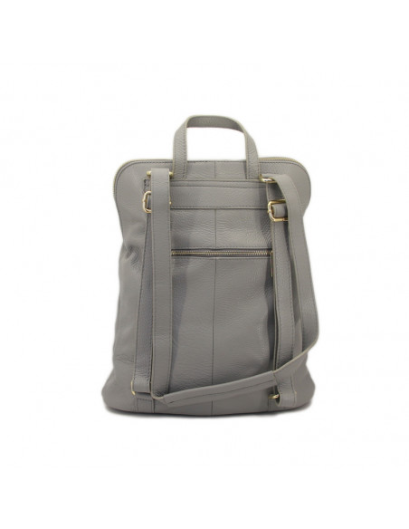 Rucsac Piele Naturala Venture gri