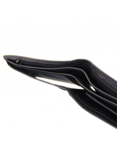 Portofel Barbati Piele Naturala negru