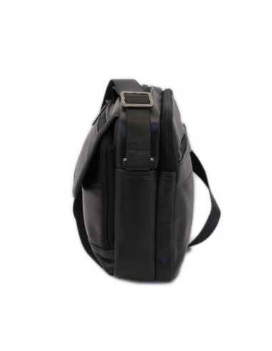 Borseta Barbati Piele Naturala Burn negru