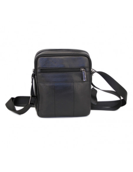 Borseta Barbati Piele Naturala Burn negru