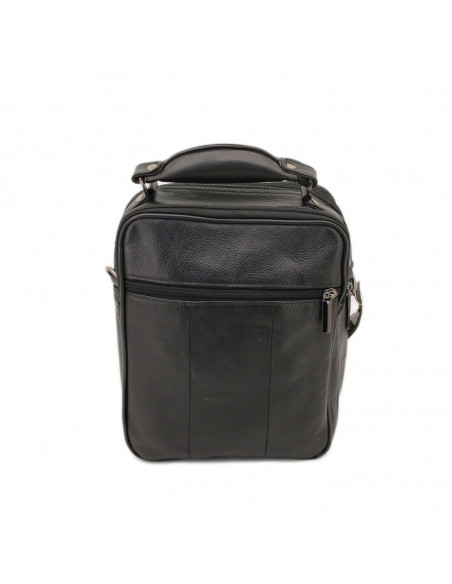 Borseta Barbati Piele Naturala Wallkill negru
