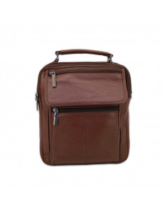 Borseta Barbati Piele Naturala Liberty maro roscat 2