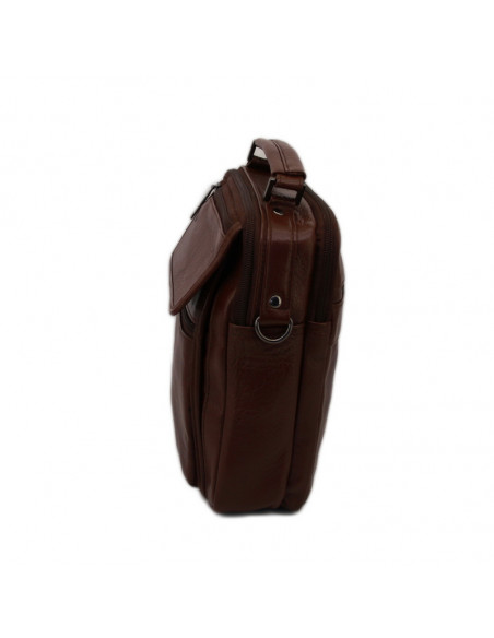 Borseta Barbati Piele Naturala Liberty maro roscat