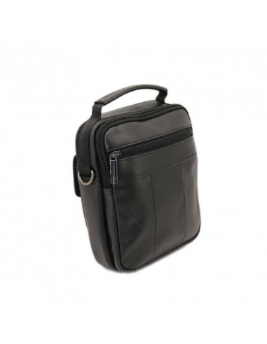 Borseta Barbati Piele Naturala Hardwired Negru