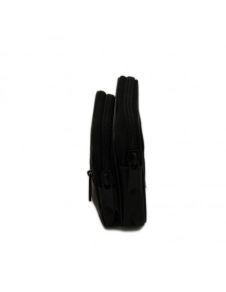 Borseta Barbati Piele Naturala mic negru