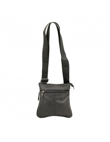 Borseta Barbati Piele Naturala Stony negru