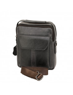 Borseta Barbati Piele Naturala Clarkston gri