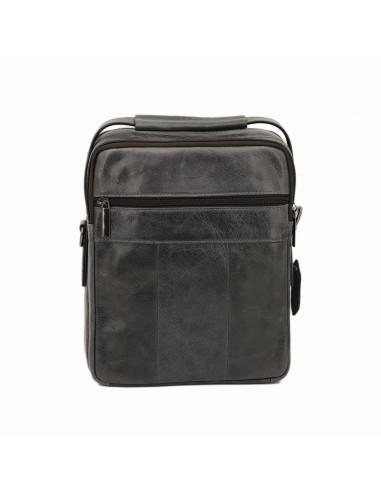 Borseta Barbati Piele Naturala Clarkston gri