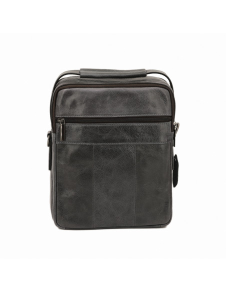 Borseta Barbati Piele Naturala Clarkston gri