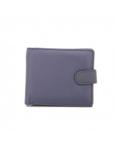 Portofel Barbati Piele Naturala Bleumarin H241 2