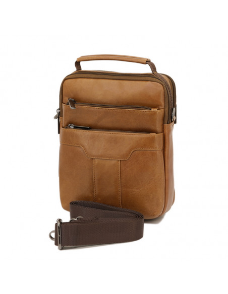 Borseta Barbati Piele Rossport camel