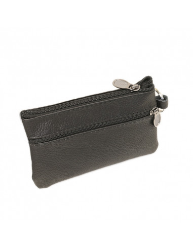 Port Chei Piele Naturala Slim Negru