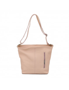 Geanta Piele Naturala Erice New roze 2
